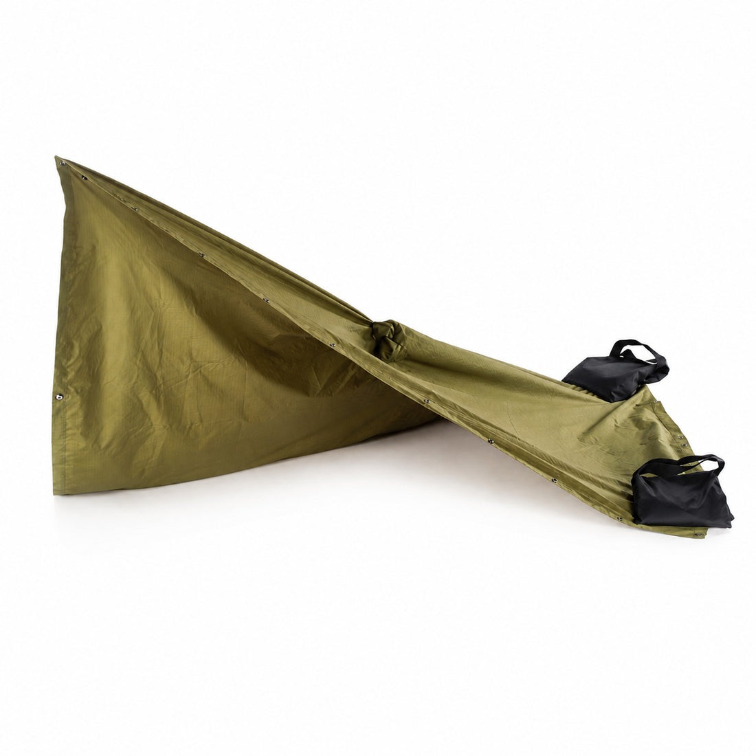 2-in-1 wasserdichter Regenponcho und Zelt mit Tragetasche – Detailansicht 1