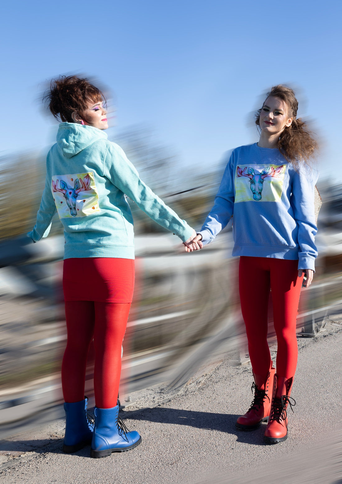 511 Blau mit Reißverschluss – Detailansicht 5