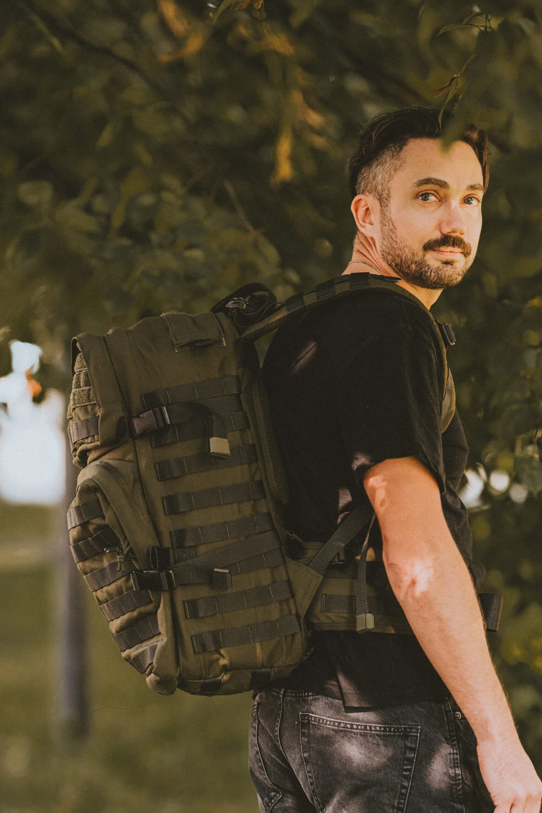 Galvi-Linda Rucksack 019 – Olivgrün – Detailansicht 3