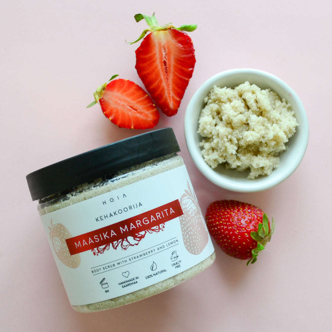 Körperpeeling Strawberry Margarita – Detailansicht 2