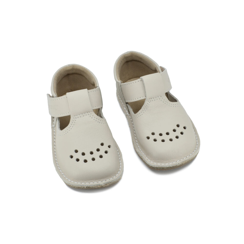 Lusti Kinder – Lederschuhe – Naturweiß – Detailansicht 1