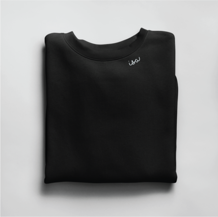 Bio-Baumwoll-Sweatshirt mit besticktem Kragen "Isa" (EE) – Detailansicht 4