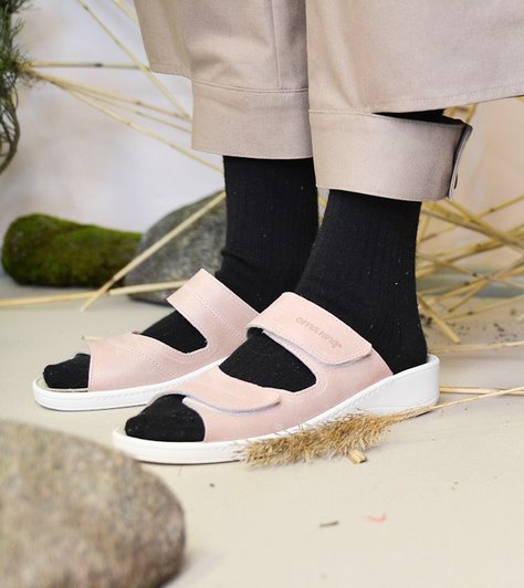 Professional Ergonomische Sandalen – Hellrosa – Detailansicht 1