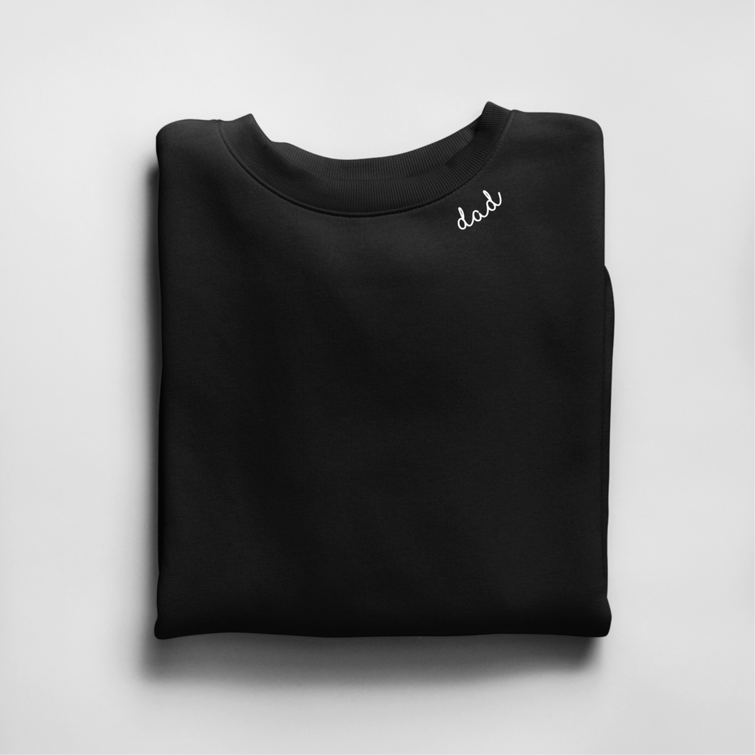 Unisex-Sweatshirt Beebila Dad mit Kragenstickerei – Detailansicht 3