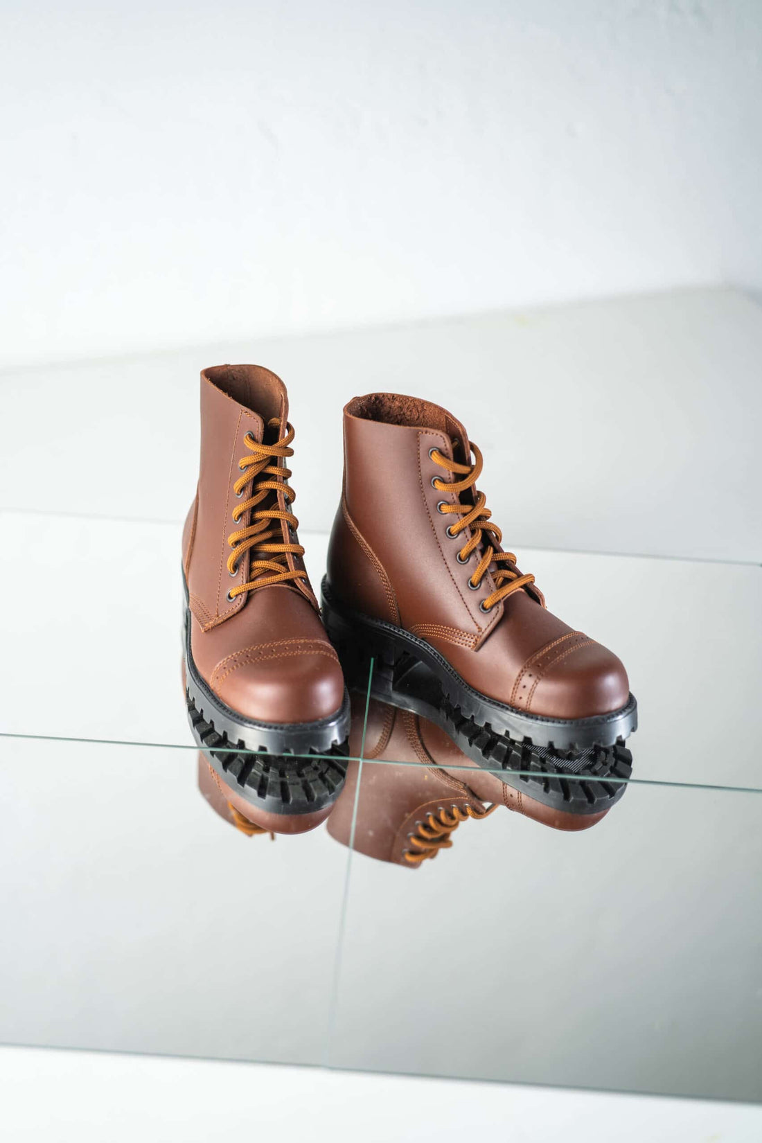 517 Fliegerstiefel – Braun – Detailansicht 2