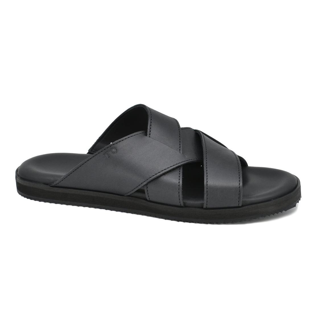 Helsinki Herren-Sandalen Schwarz – Detailansicht 1