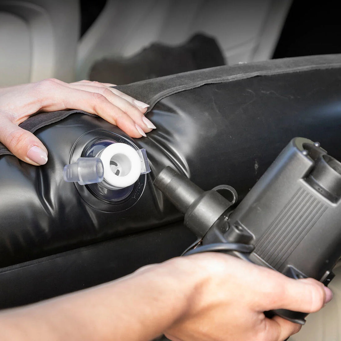 Auto-Luftmatratze Roleep mit Pumpe und 2 Kissen – Detailansicht 5