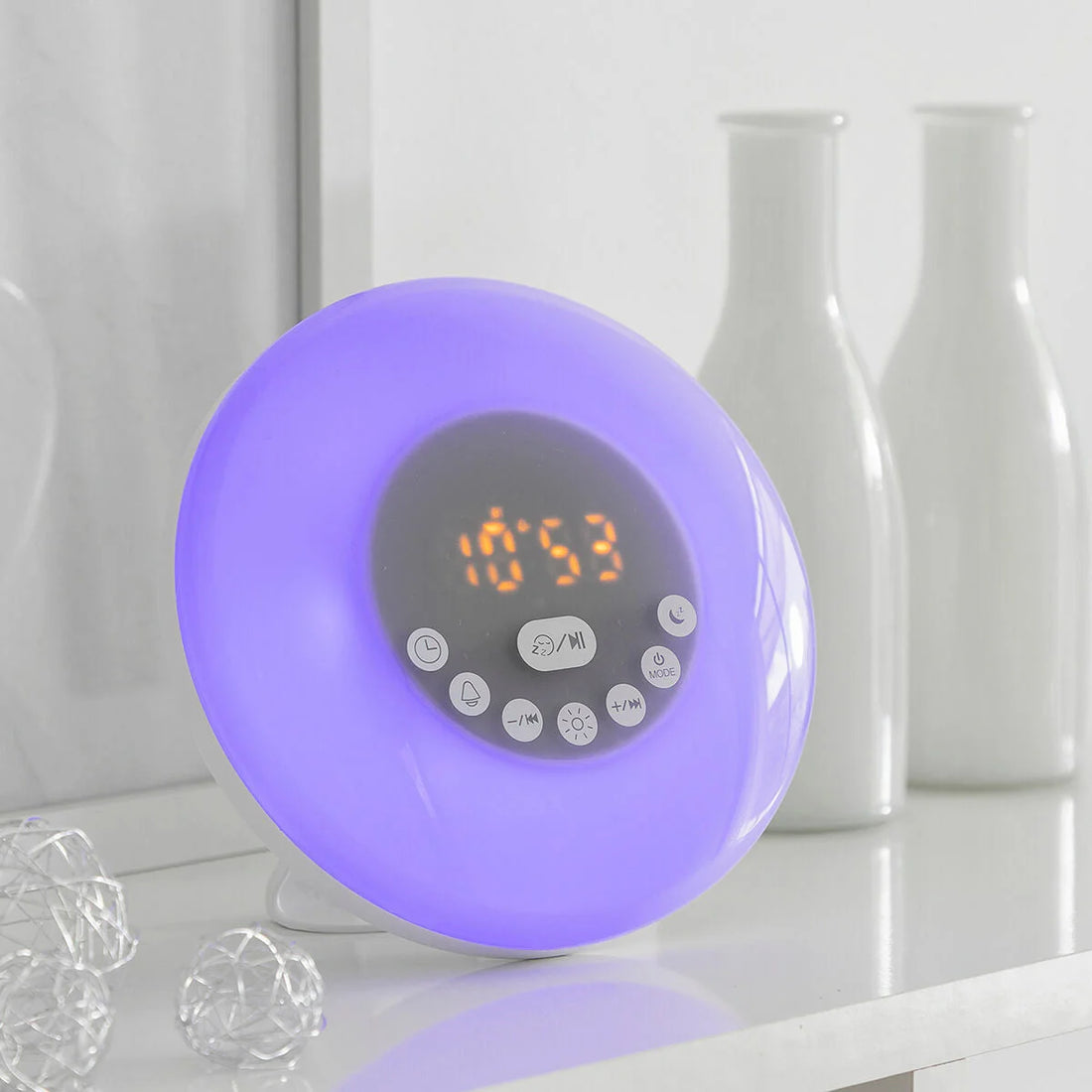 Sonnenaufgangswecker Sunrilk mit Lautsprecher – Detailansicht 3