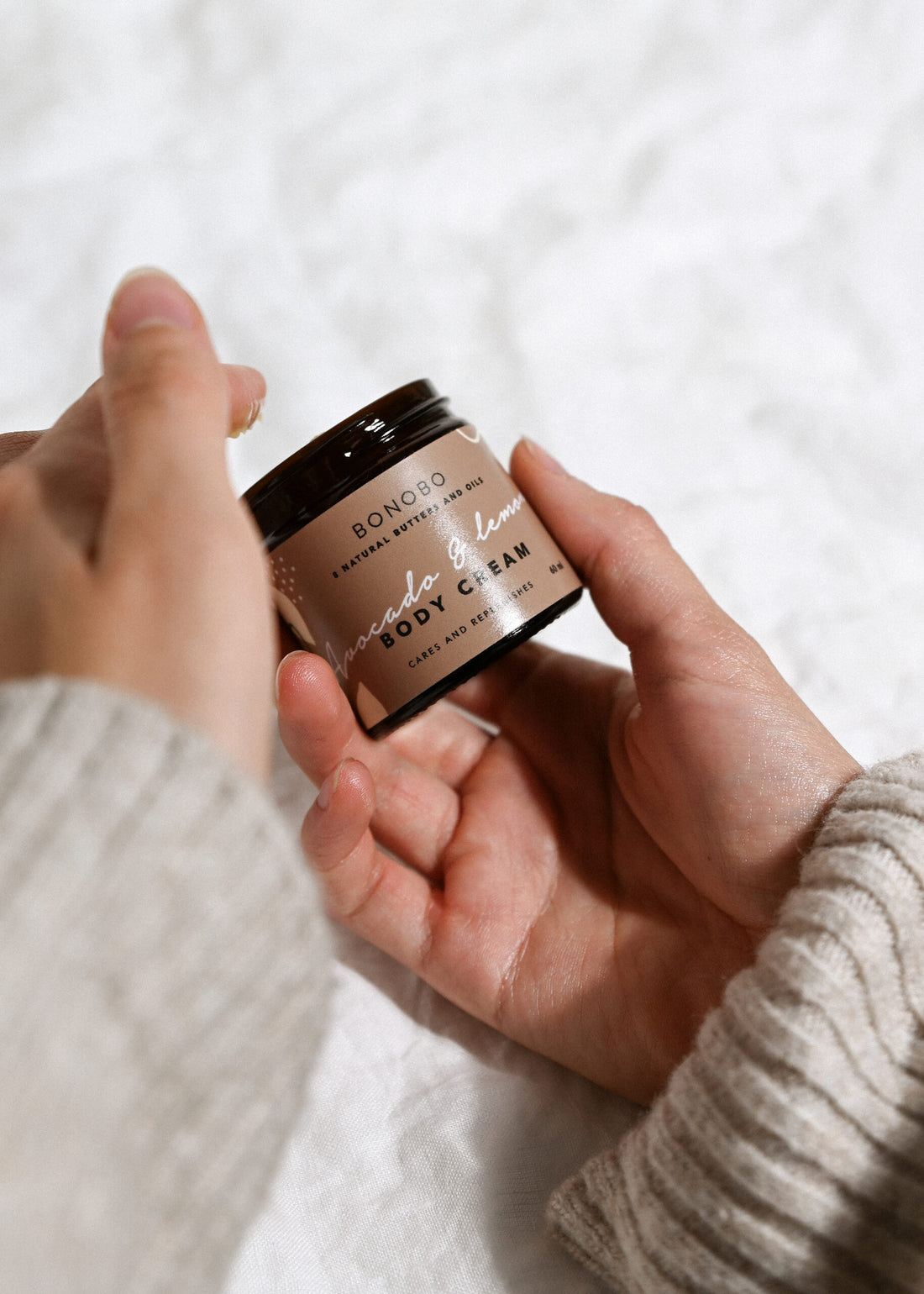 Körpercreme Avocado und Zitrone – Detailansicht 2