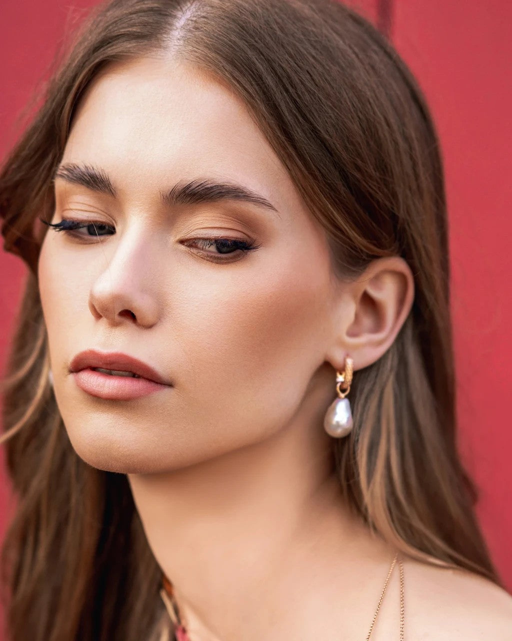 Baroque Pearl L Ohrringe – Detailansicht 3