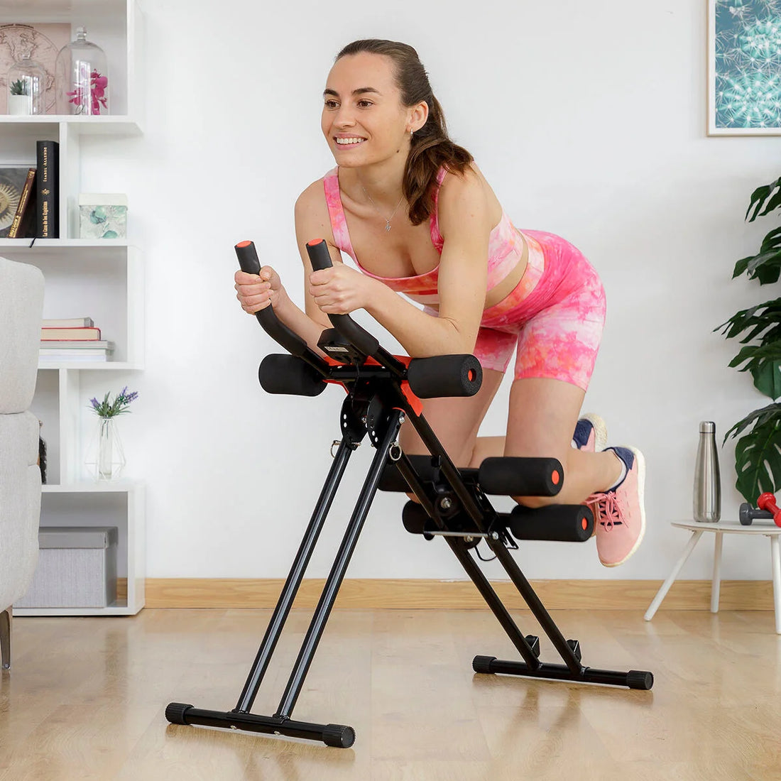 Klappbarer Bauchmuskeltrainer Plawer mit LCD – Detailansicht 2