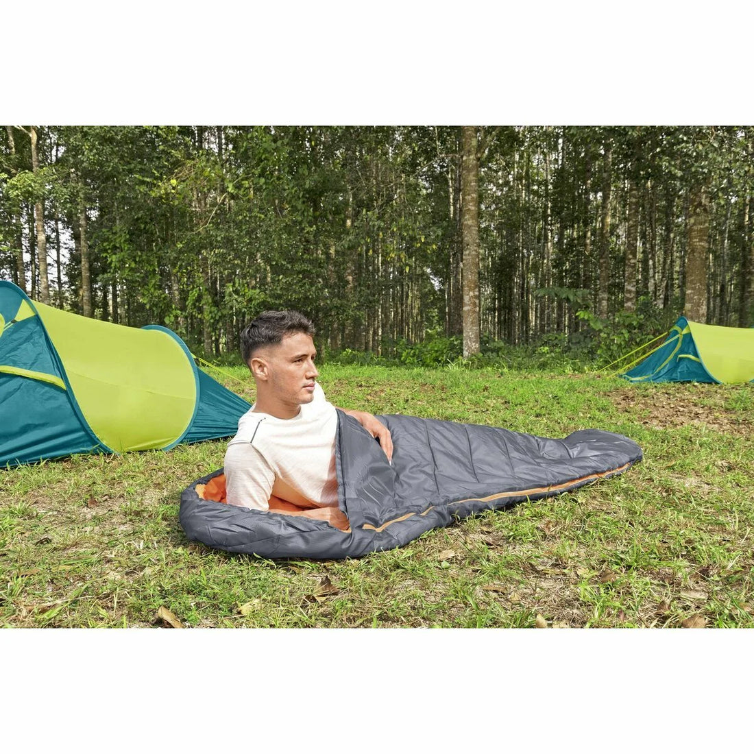 Schlafsack Bestway 68103 Grau Orange 3 bis 8 °C – Detailansicht 2