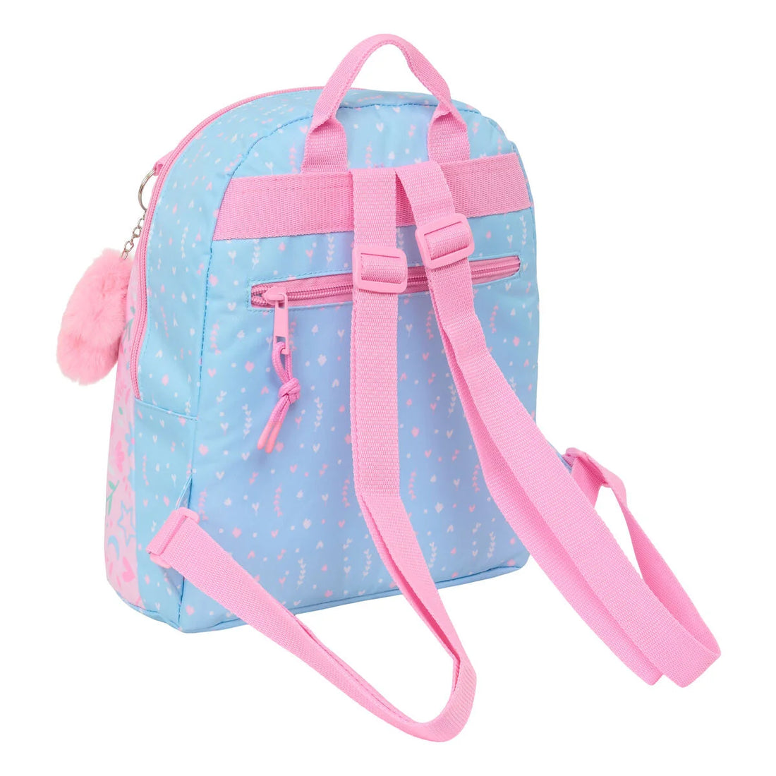 Kinder-Mini-Rucksack BlackFit8 Smile Rosa Hellblau – Detailansicht 2
