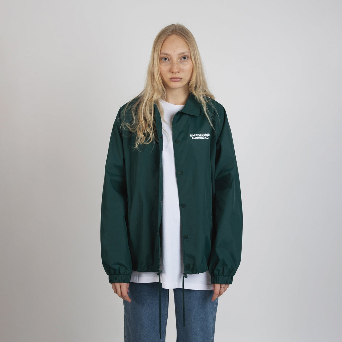 Coachjacke Moomintroll – Grün – Detailansicht 2