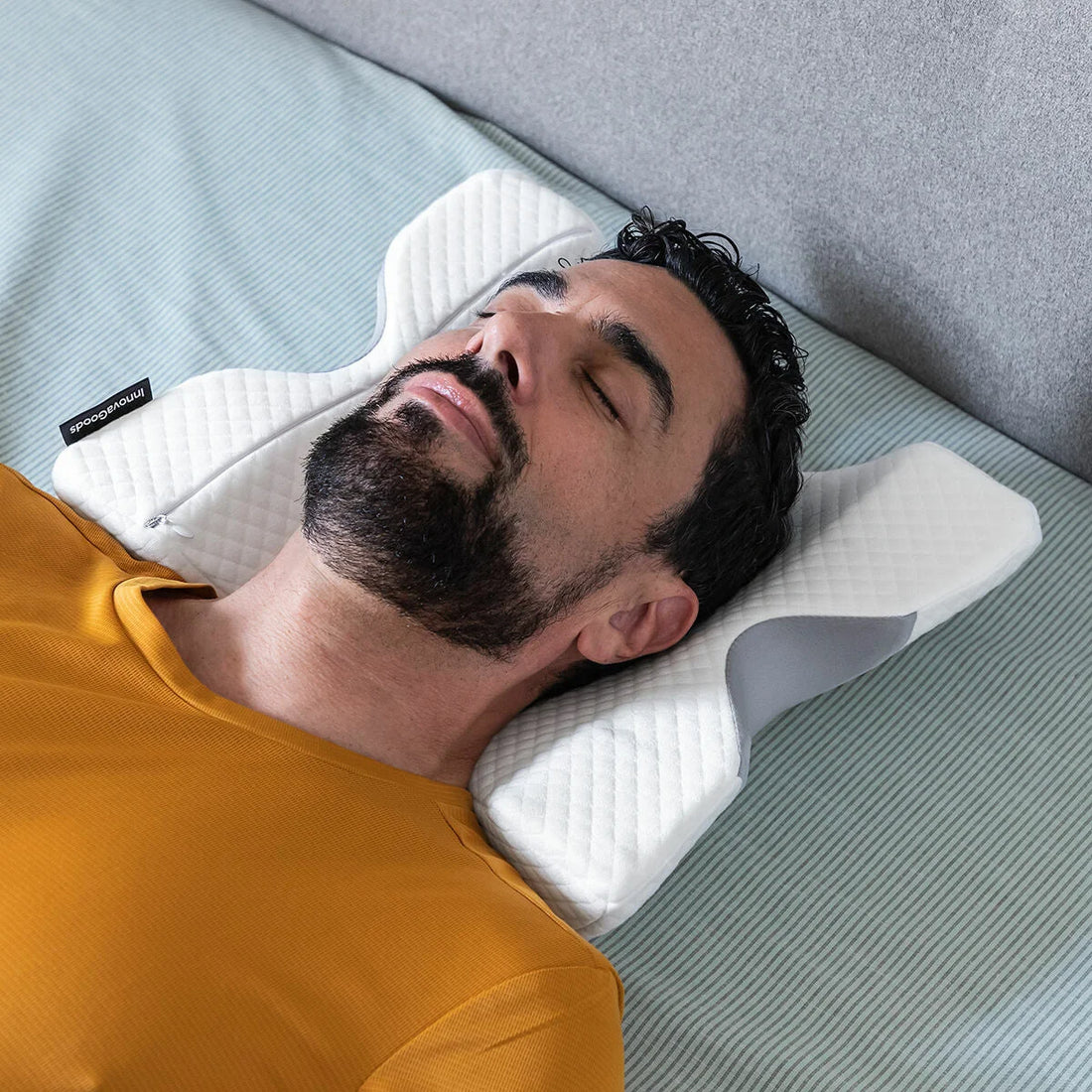 Cozzy Nackenkissen für Paare mit Memory-Schaum – Detailansicht 5