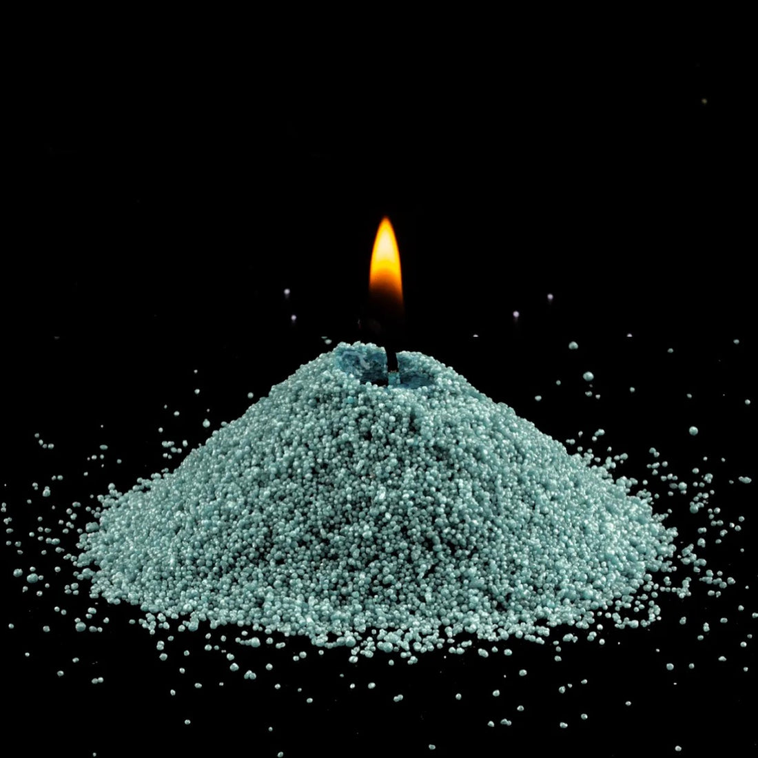 Duftfreies Kerzenpulver Smaragdgrün Nachfüllung 1 kg – Detailansicht 3