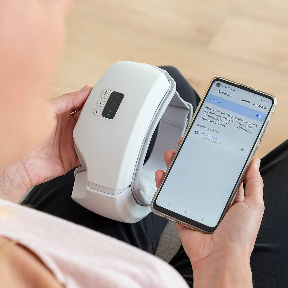 4-in-1 Luftkompressions-Augenmassagegerät Eyesky – Detailansicht 4