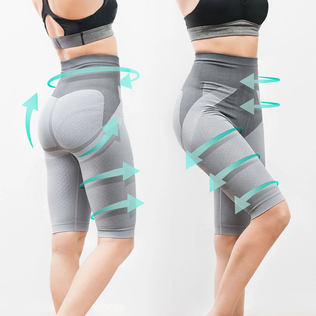 Figurformerhose ActiveSlim mit Turmalin – Grau – Detailansicht 3