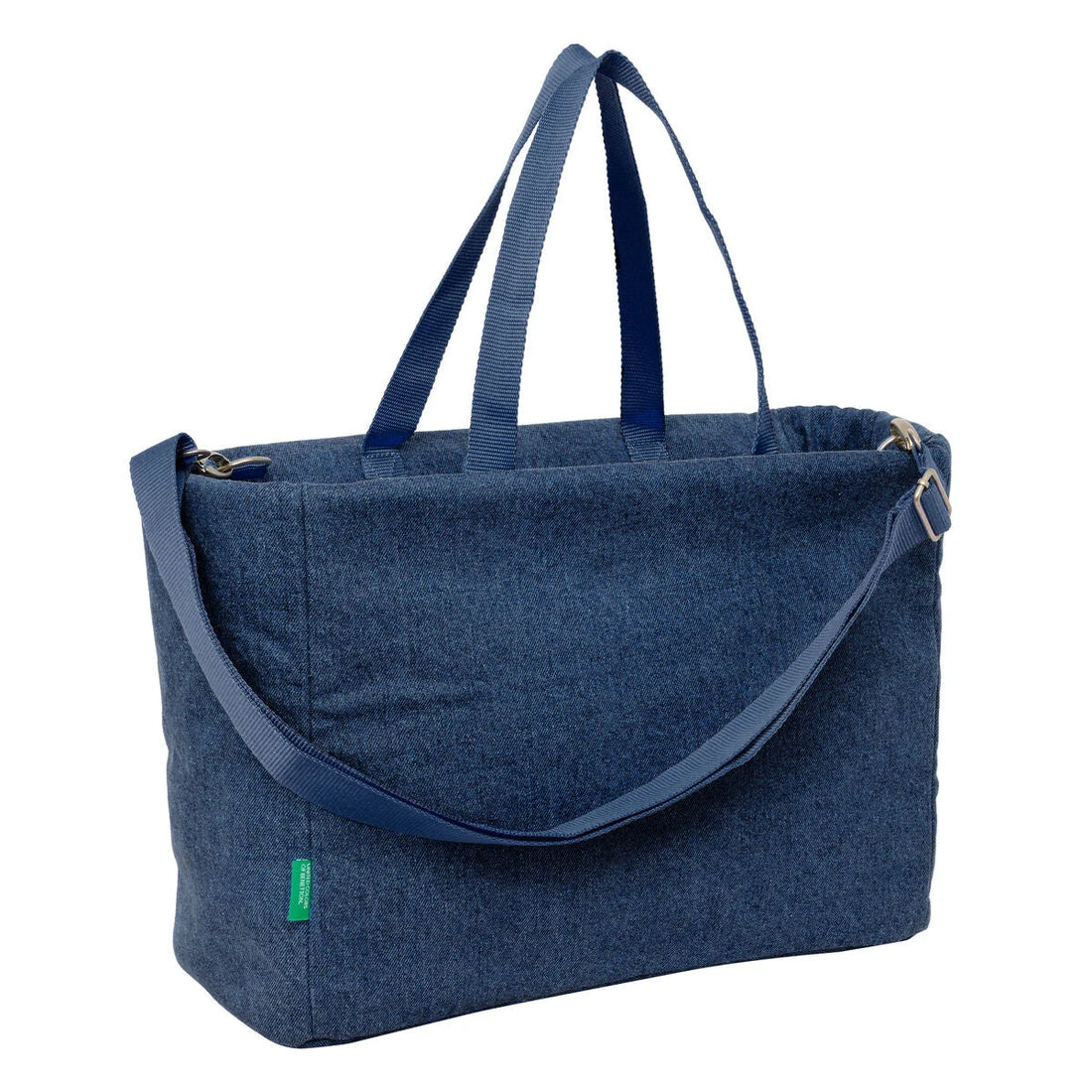 Benetton Denim Laptoptasche Blau bis 14,1 Zoll – Detailansicht 1