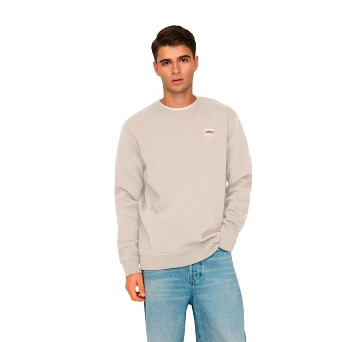 Only Sons Onsdawson Herren-Pullover Weiß – Detailansicht 1