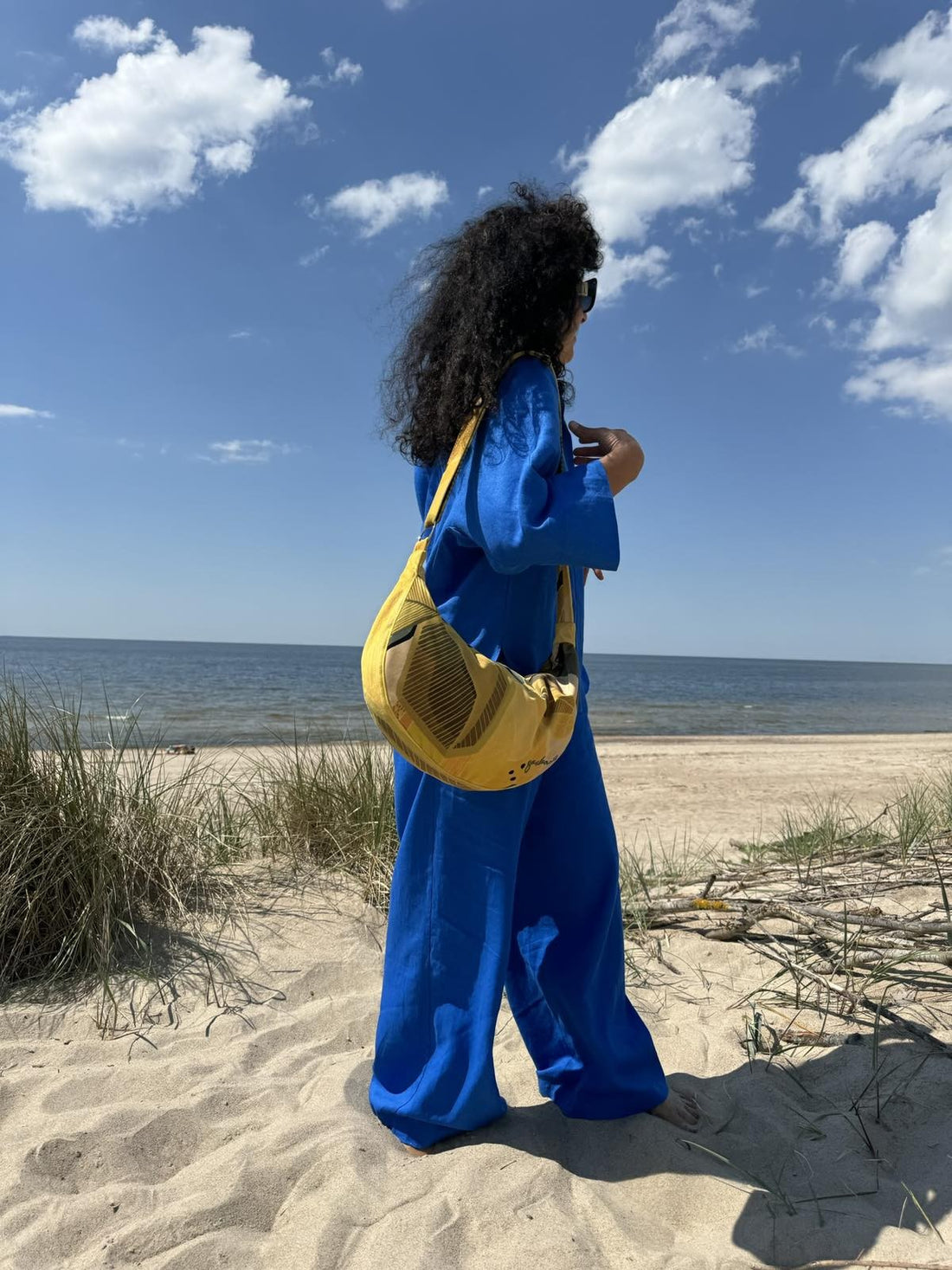 Hobo-Handtasche – Lemon – Detailansicht 1