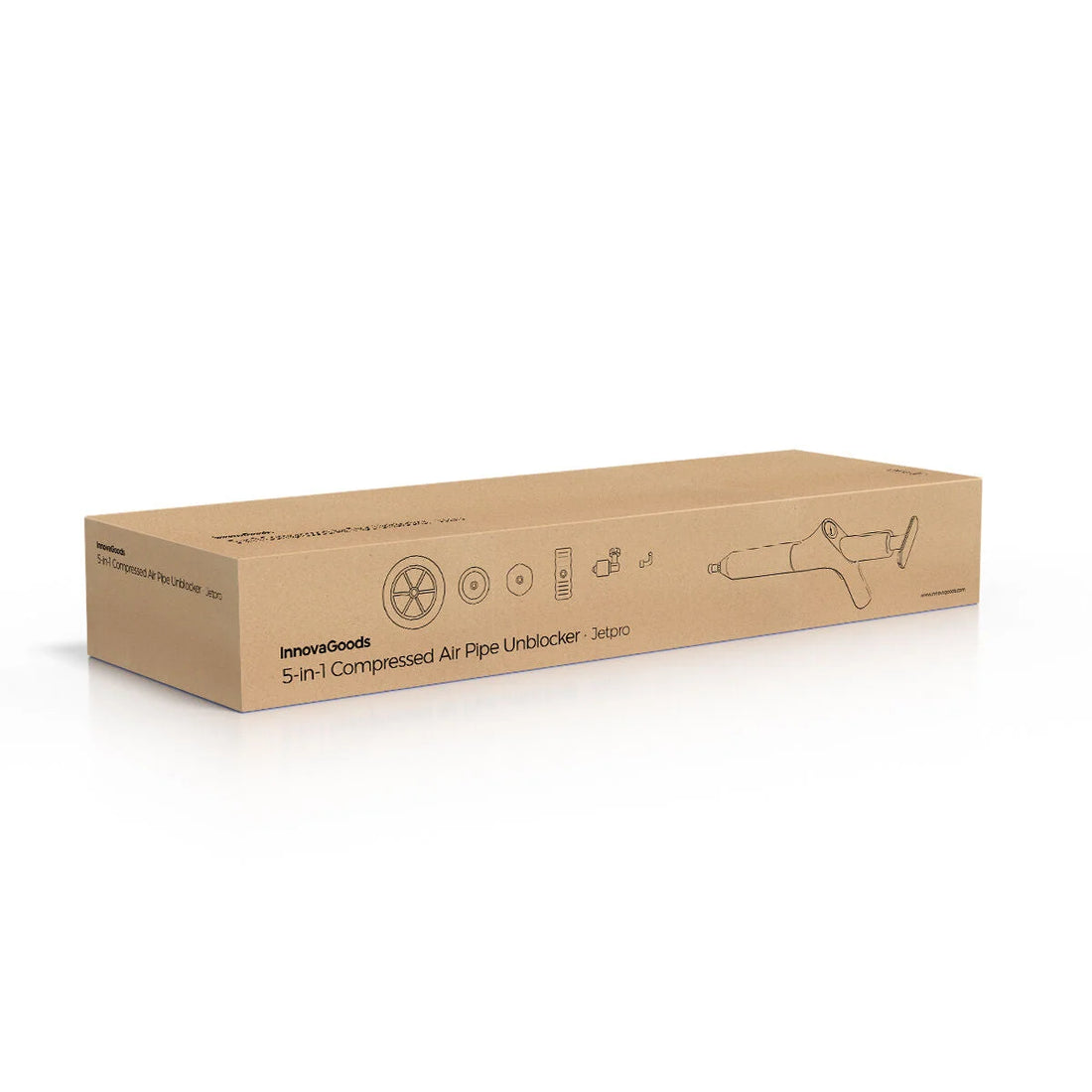 Druckluft-Abflussreiniger Jetpro mit Manometer – Detailansicht 3
