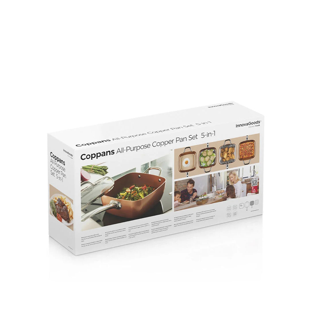 Coppans 5-in-1-Pfannenset, 4-teilig – Detailansicht 5