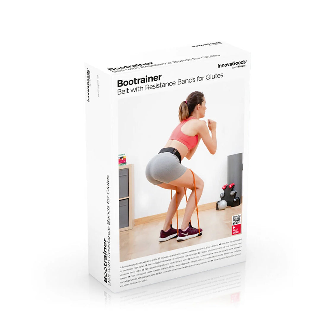 Bootrainer Fitnessgürtel mit Widerstandsbändern – Detailansicht 3