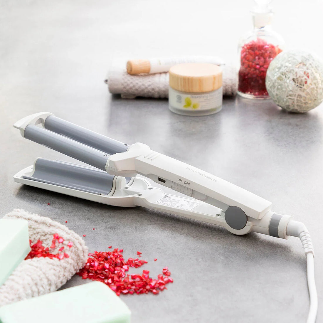 Wavio 3-fach-Lockenstab aus Keramik, 55 W – Detailansicht 2
