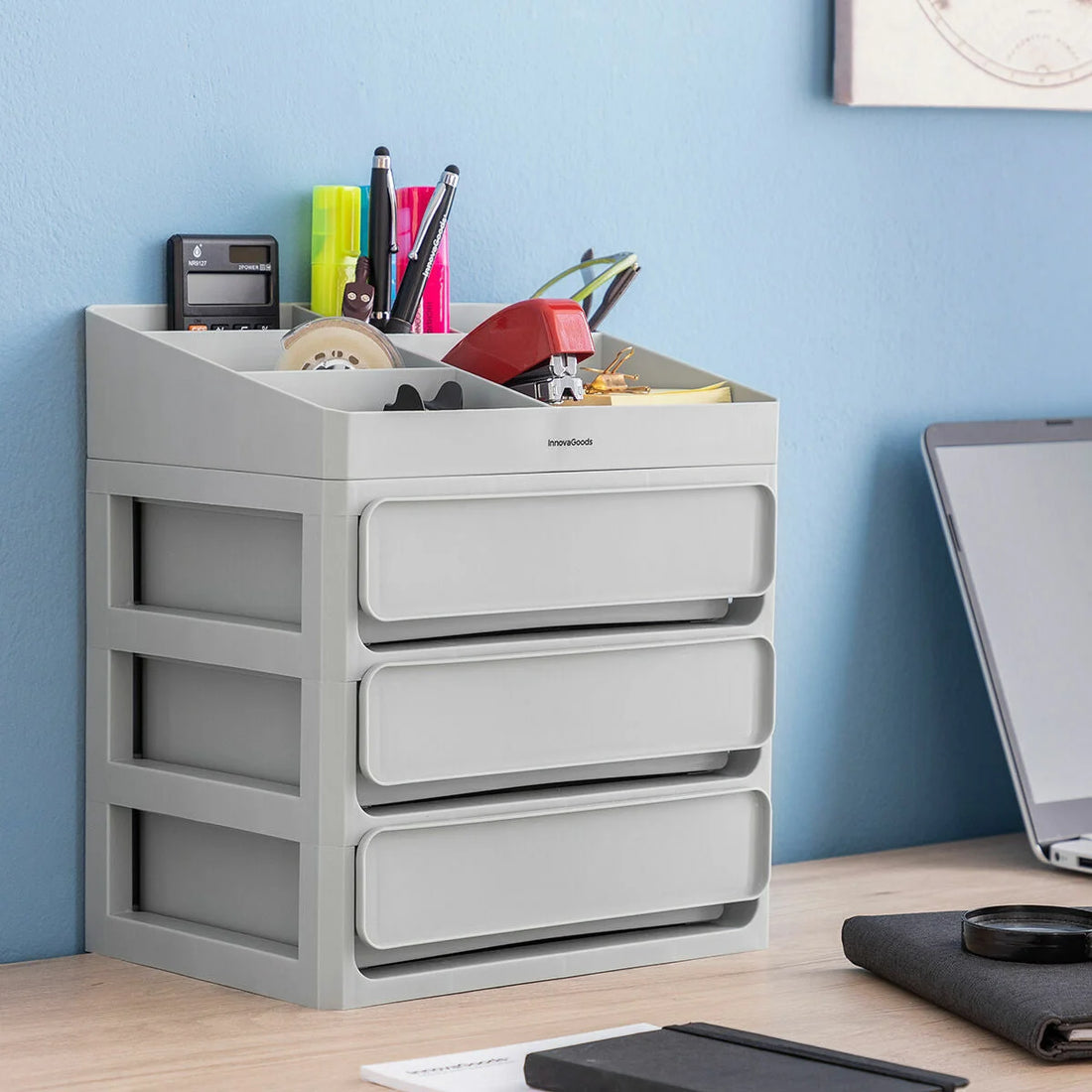 Makeser Make-up-Organizer mit 3 Schubladen – Detailansicht 2