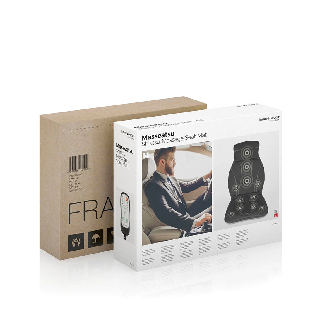 Massagesitzmatte Masseatsu mit Wärmefunktion – Detailansicht 5