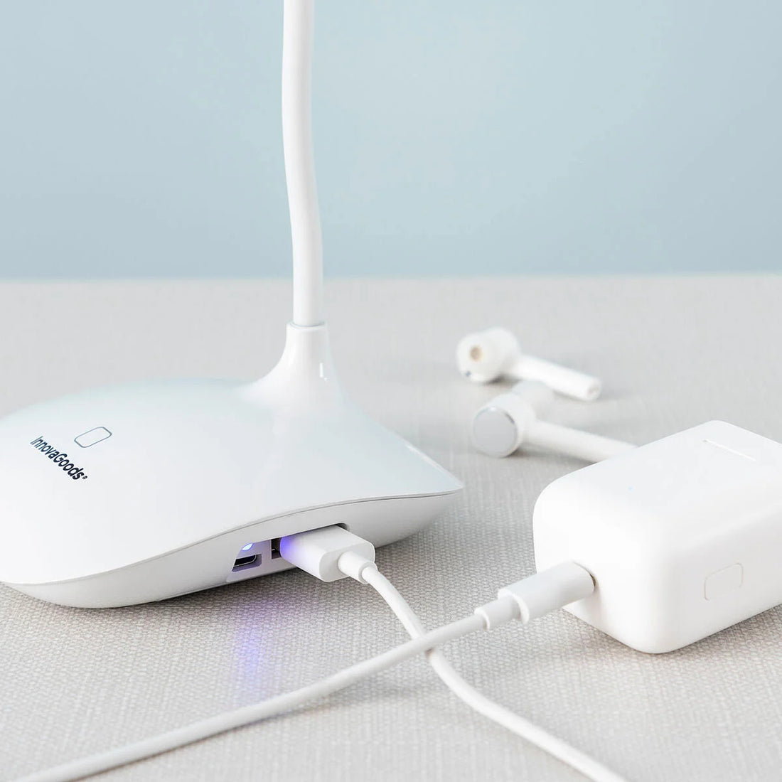 Lum2Go Touch-LED-Tischlampe Weiß – Detailansicht 5