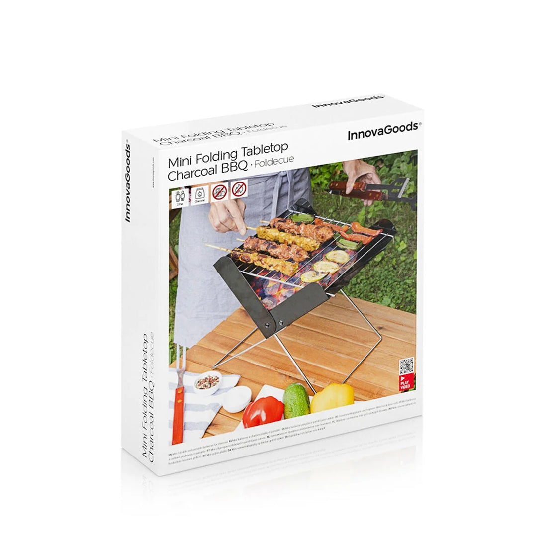 Foldecue klappbarer Mini-Holzkohlegrill – Detailansicht 3