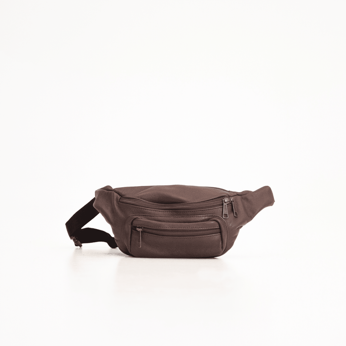 Leder – Bauchtasche Nr. 22 – Braun – Detailansicht 1