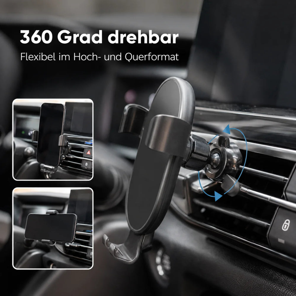 Auto-Handyhalterung mit kabellosem Laden 15 W – Detailansicht 4