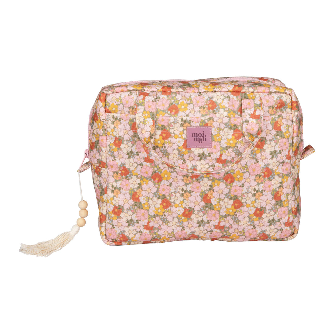 Große Kosmetiktasche – Green Garden – Detailansicht 3