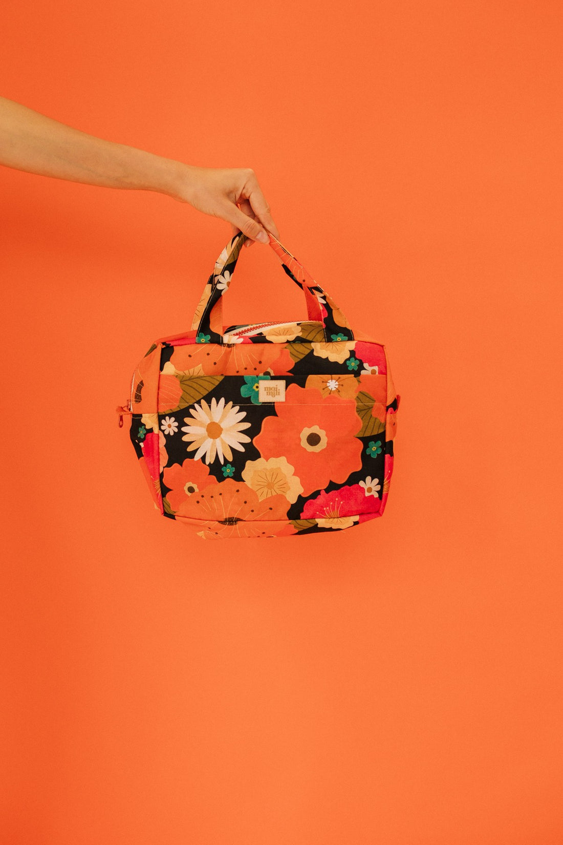 Kosmetiktaschen-Set 2-teilig – Picnic With Flowers – Detailansicht 1