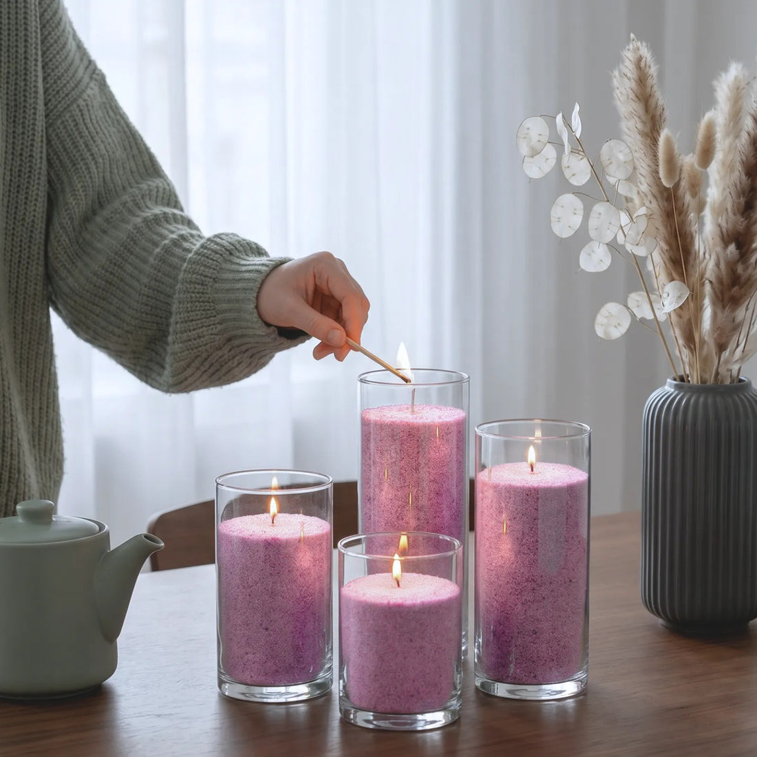 Lilac Duftfreies Kerzenpulver – Nachfüllung, 1 kg – Detailansicht 1