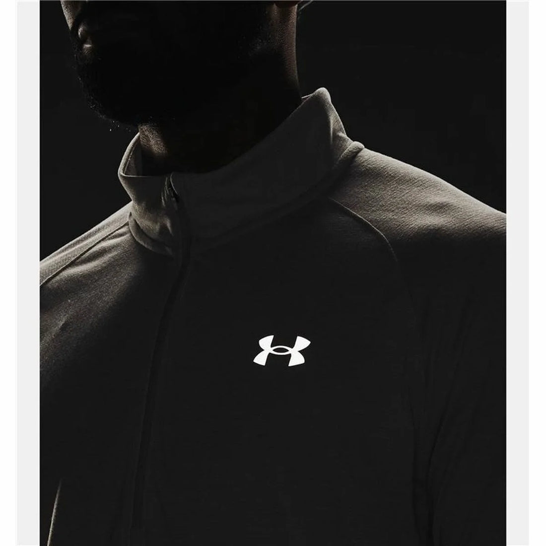 Under Armour Streaker Run Herren-Langarmshirt Beige – Detailansicht 3