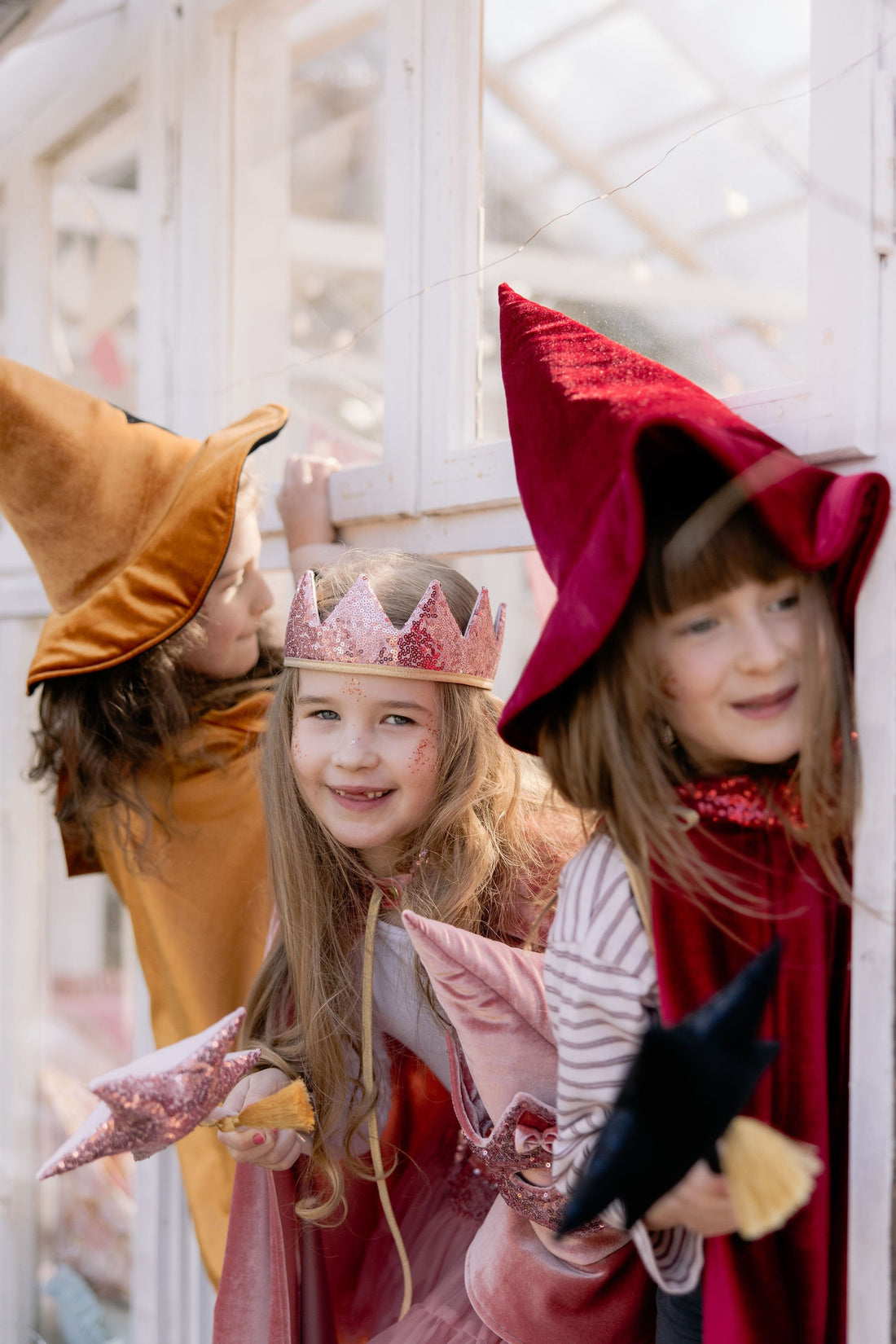 Kinder-Kostümumhang – Golden Riding Hood, Gold – Detailansicht 5