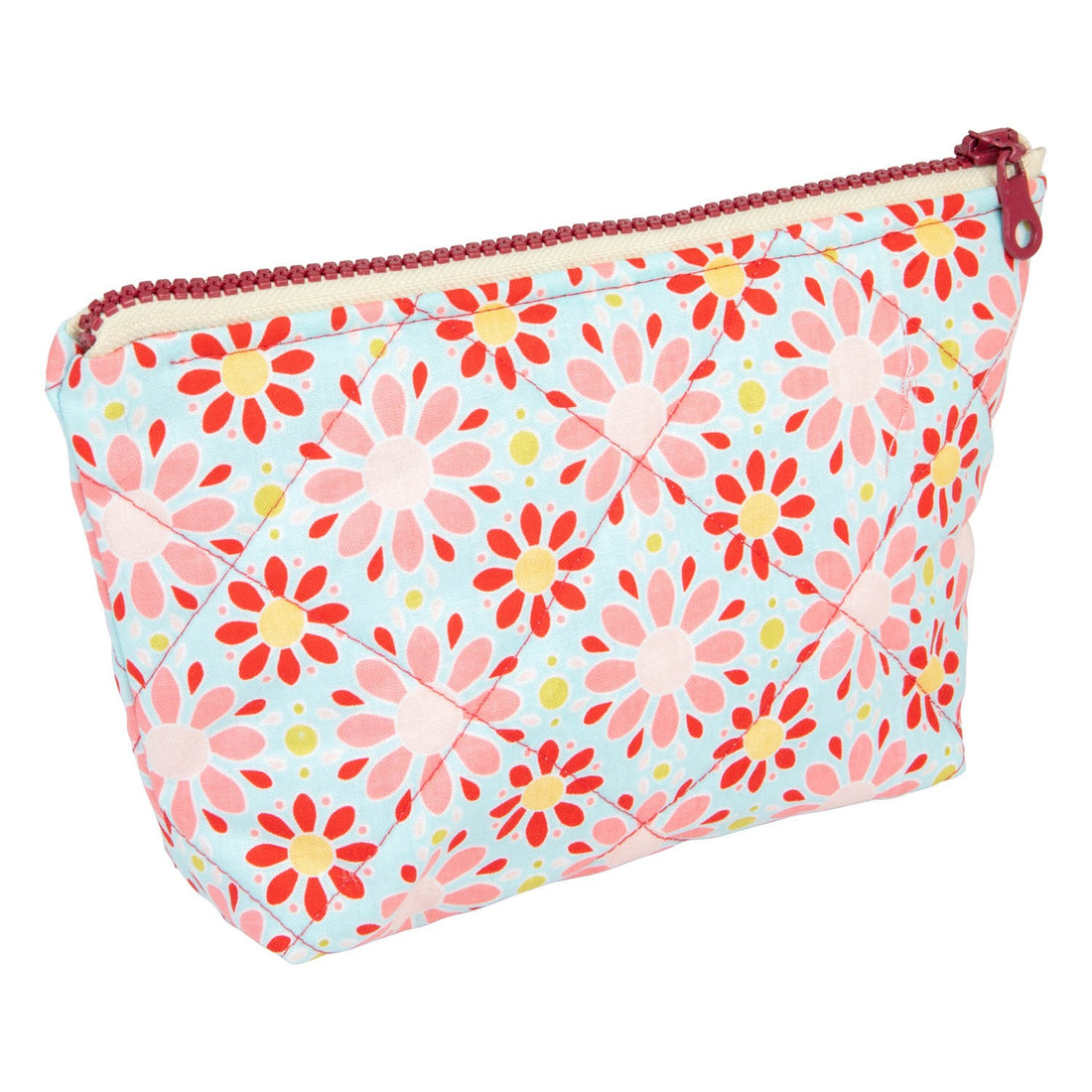 Kosmetiktaschen-Set 2-teilig – Red Flowers – Detailansicht 3