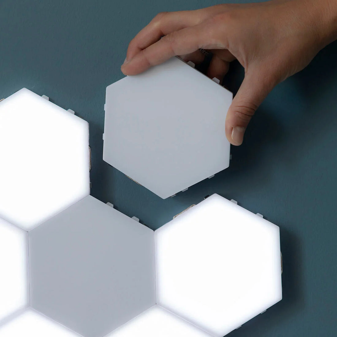 Modulare LED-Wandpanels Tilight 3er-Set – Detailansicht 4