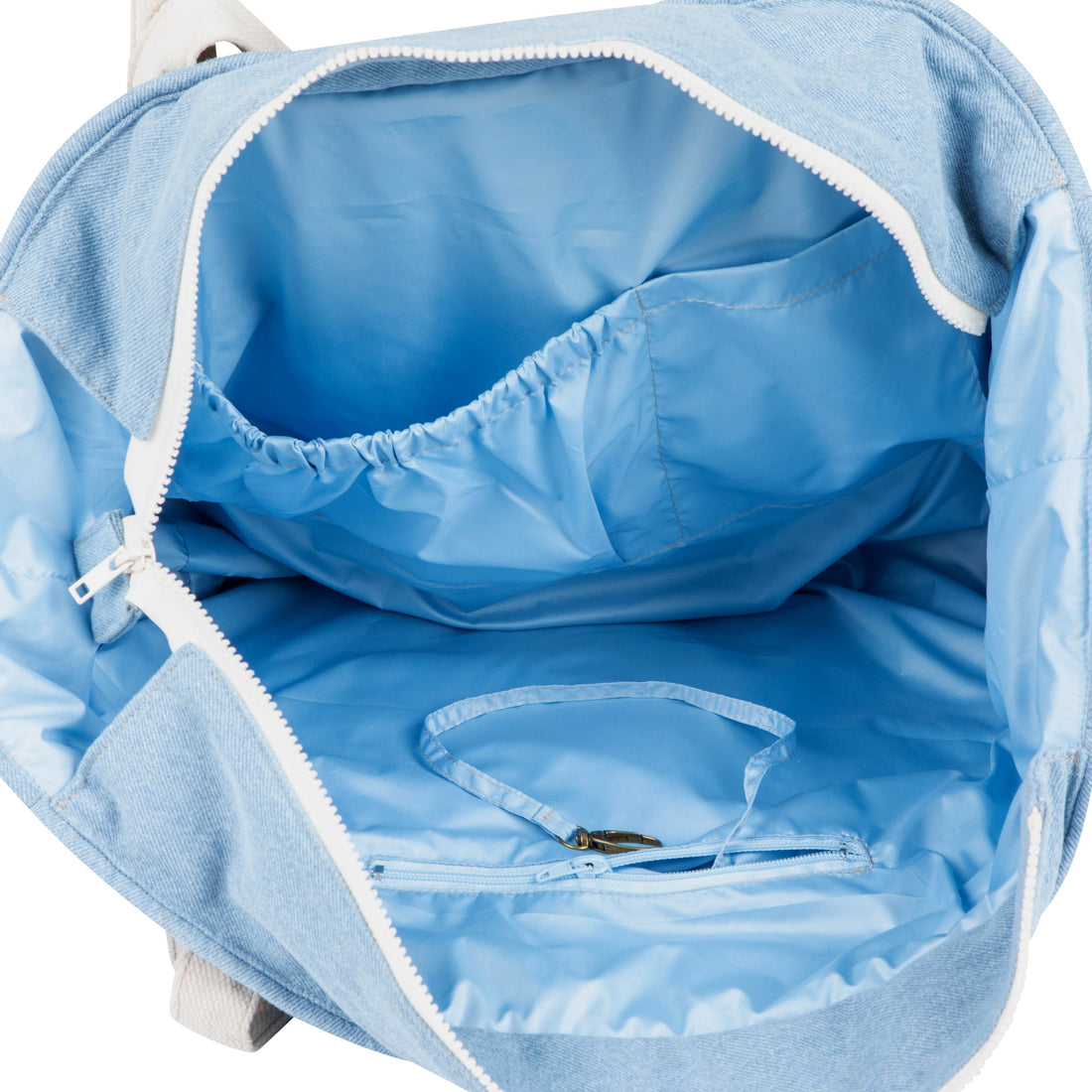 Mom- & Weekender-Tasche – Jeansblau – Detailansicht 2