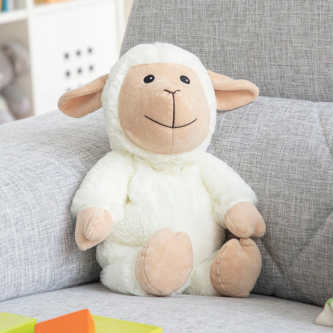 Wärme- und Kälte-Plüschschaf Wooly mit Lavendel – Detailansicht 3