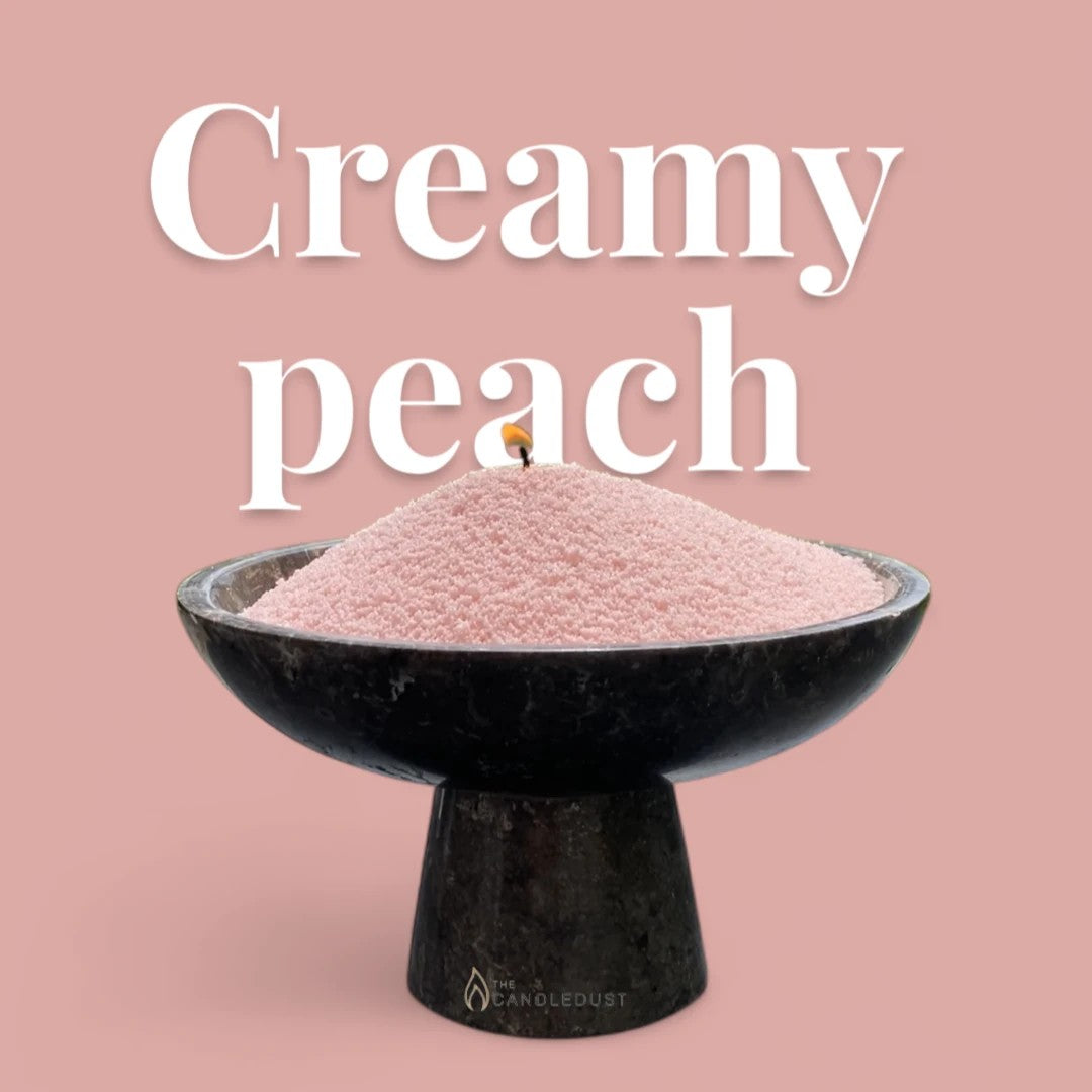 Pulverkerzen-Nachfüllset – Duftfrei Creamy Peach, 330 g – Detailansicht 2