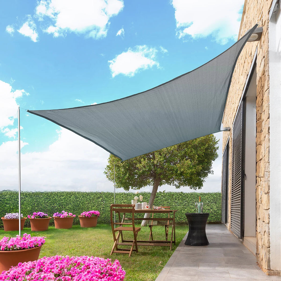 Rechteckiges Sonnensegel Reshad 3 × 4 m – Detailansicht 3