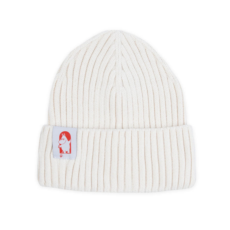 Moomin Red Cross Beanie in Weiß