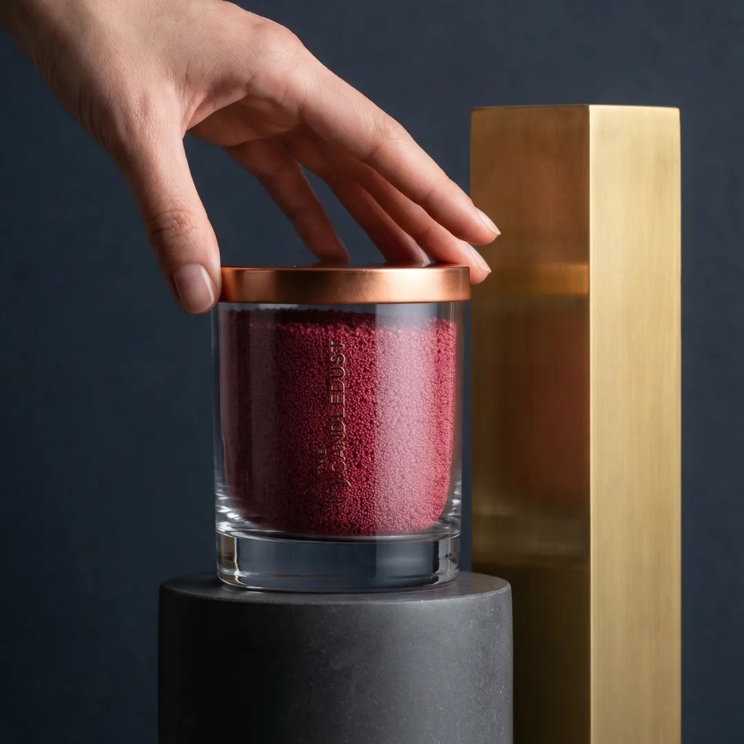 Sangria Rot Duftfreie Kerze im Glas, 160 g – Detailansicht 5