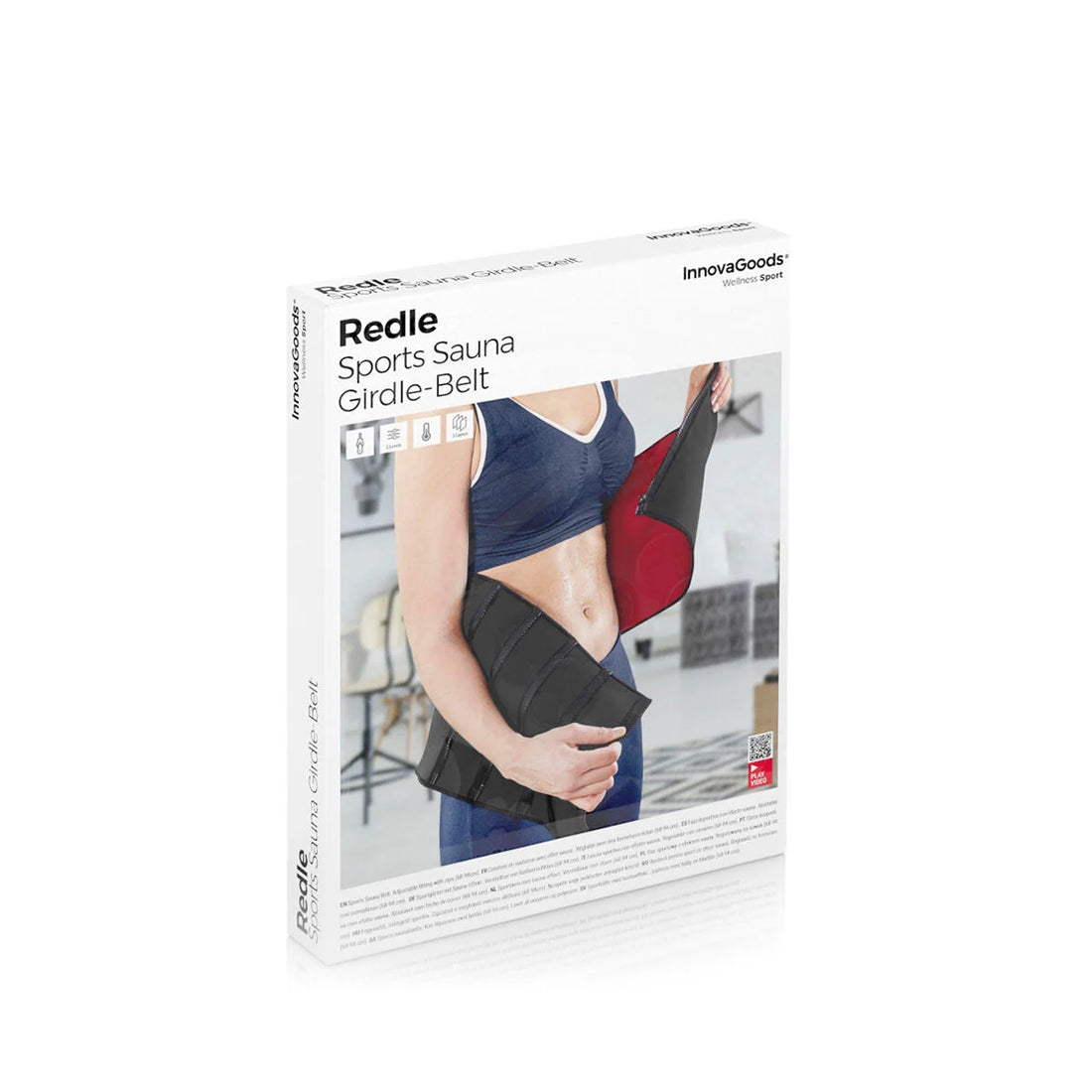 Redle Sportmieder mit Sauna-Effekt, 68–94 cm – Detailansicht 3