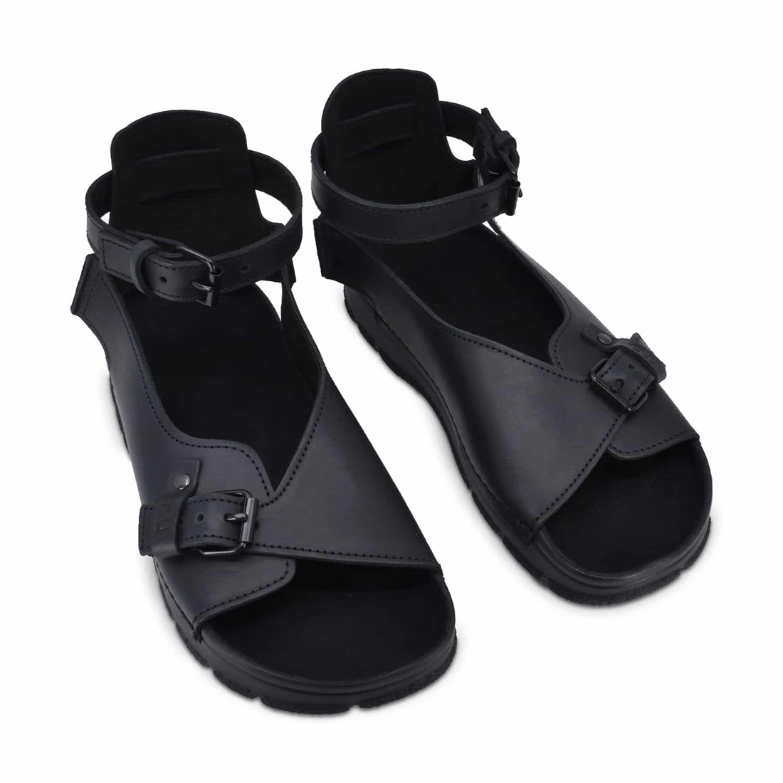 TOKU Athens Sandalen – Schwarz – Detailansicht 3